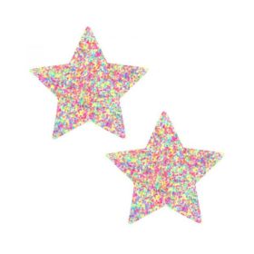 Neva Nude Pastie Star Sprankles Neon UV
