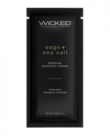 Wicked Sensual Care Sage & Sea Salt Massage Cream  - .34 Oz