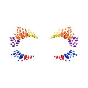 Neva Nude Crystal Pasty Pride Tribe Face