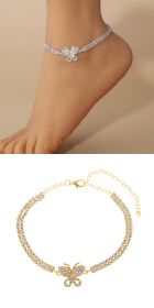 Creative Butterfly Anklet Beach Ornament Women (Option: SUIT)