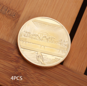 Jesus Commemorative Coin Dinner Commemorative (Option: Gold-4PCS)