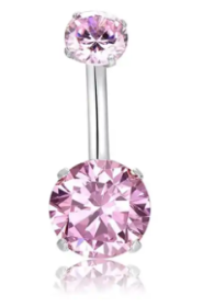 Belly Button (Option: Pink)