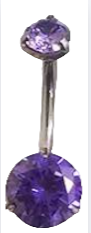 Belly Button (Option: Purple)